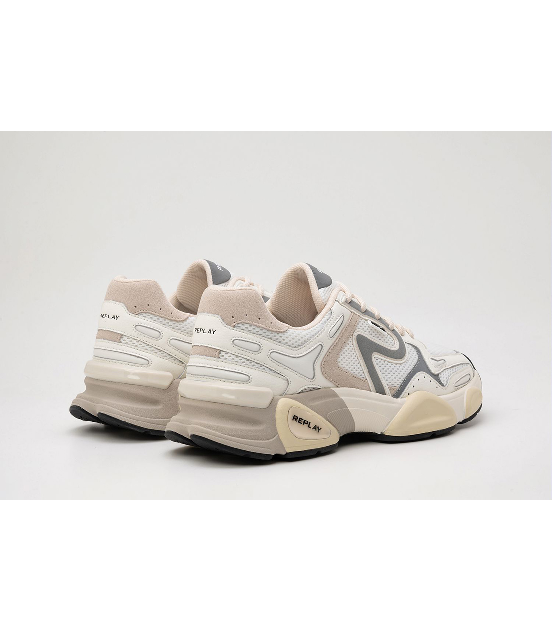 ボリュームソールハイテクスニーカー 詳細画像 オフホワイト 2